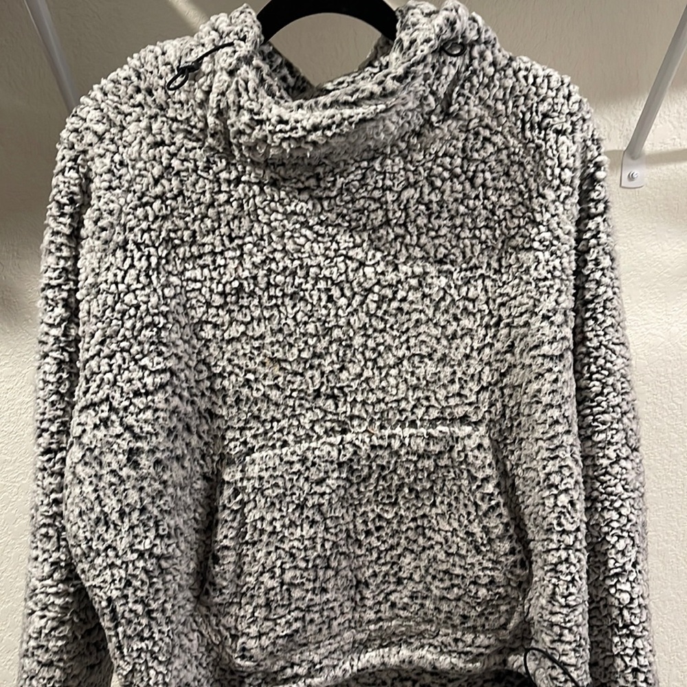 Pink Sherpa Pullover